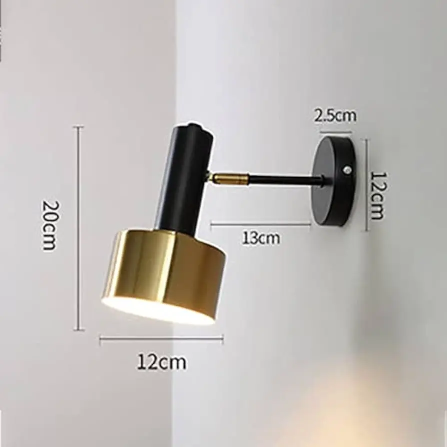 Wall Sconce Metal Wall Light Indoor Wall Lamp L12*H20cm Base D10cm CB-BDSTD