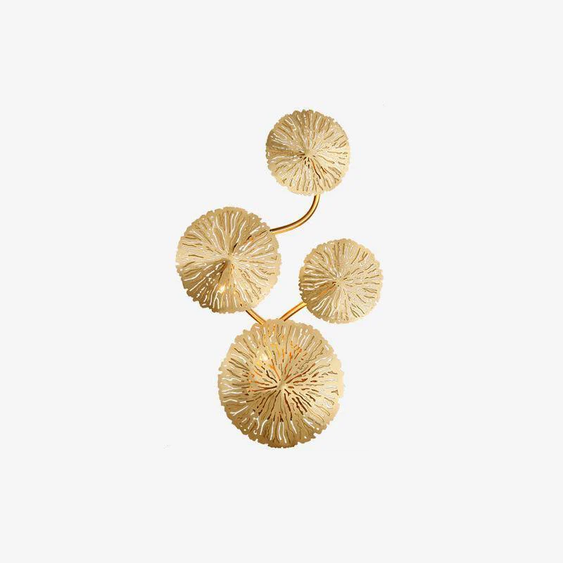Lotus Leaf Art Wall Sconce Lamp 