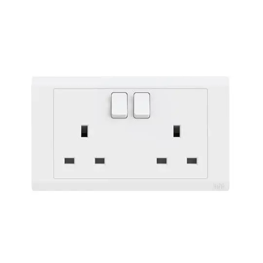 Double/Twin Switch Socket - ABB