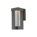 Minimalist Outdoor Modern Square Frosted Glass LED Wall Lamp  Warm White Waterproof IP65 Aluminum HS5009-UP-S