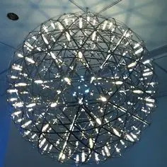 Ball Chandelier Silver - 32cm